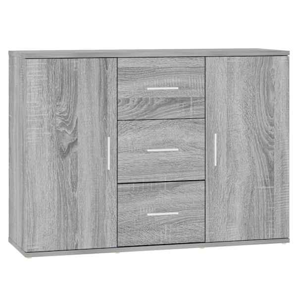 Puhvetkapp, hall Sonoma tamm, 91 × 29,5 × 65 cm, tehispuit
