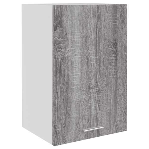 Rippuv kapp "Lyon", hall, Sonoma, 39,5 × 31 × 60 cm, töödeldud puit