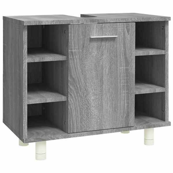 Vannitoakapp, hall Sonoma tamm, 60 × 32 × 53,5 cm, tehispuit