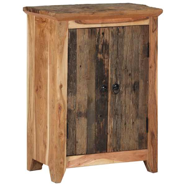 Puhvetkapp, 55 × 33 × 75 cm, akaatsia ja taastatud puit