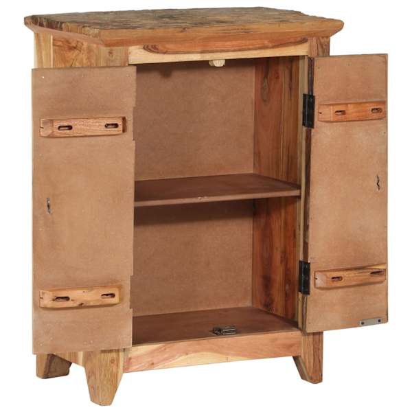 Puhvetkapp, 55 × 33 × 75 cm, akaatsia ja taastatud puit