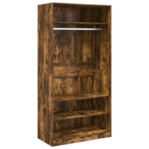 Riidekapp, suitsutatud tamm, 100 × 50 × 200 cm, tehispuit