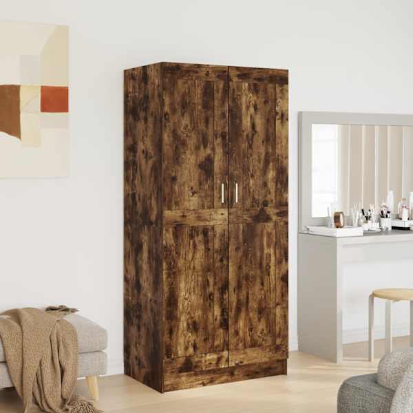 Riidekapp, suitsutatud tamm, 82,5 × 51,5 × 180 cm, tehispuit