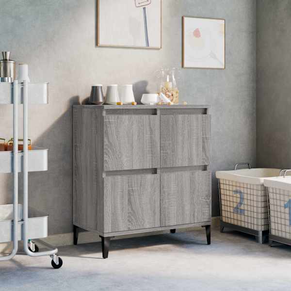 Puhvetkapp, hall Sonoma tamm, 60 × 35 × 70 cm, tehispuit