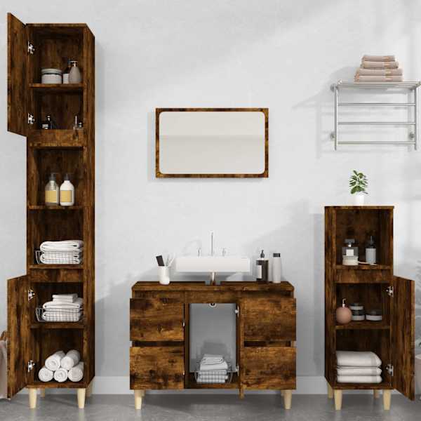 Valamukapp, suitsutatud tamm, 80 × 33 × 60 cm, tehispuit