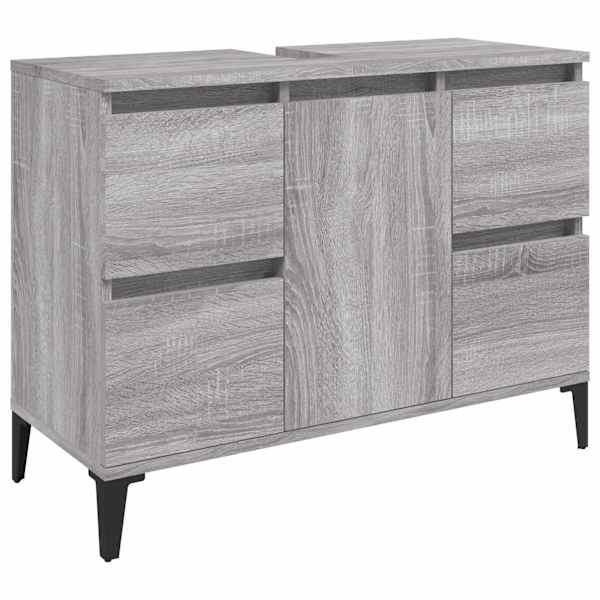Valamukapp, hall Sonoma tamm, 80 × 33 × 60 cm, tehispuit