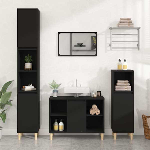 Valamukapp, must, 80 × 33 × 60 cm, tehispuit