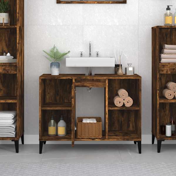 Valamukapp, suitsutatud tamm, 80 × 33 × 60 cm, tehispuit
