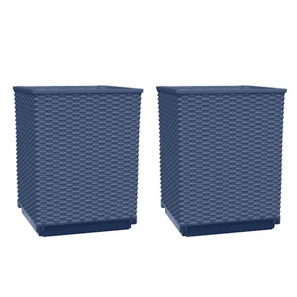Taimekast 30 × 30 × 37 cm, PP (polüpropüleen) – sinakashall – 2 tk