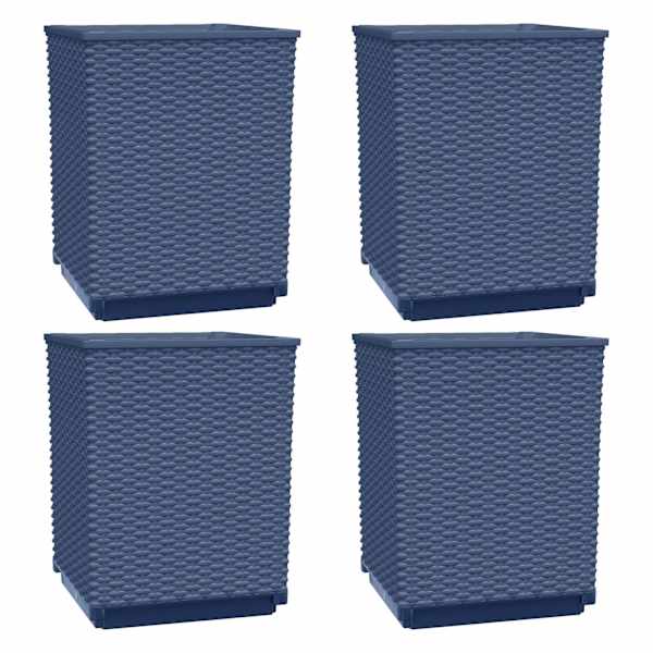 Taimekast 30 × 30 × 37 cm, PP (polüpropüleen) – sinakashall – 4 tk