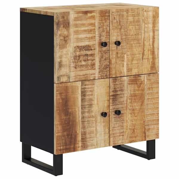 Puhvetkapp 4 uksega, 60 × 33 × 75 cm, mangopuit