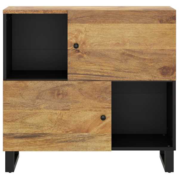 Puhvetkapp 2 uksega, 80 × 33 × 75 cm, mangopuit