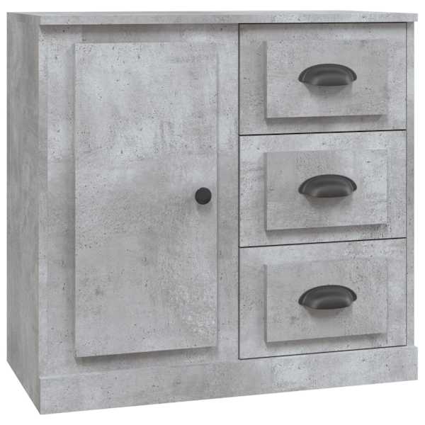 Puhvetkapp, betoonhall, 70 × 35,5 × 67,5 cm, tehispuit