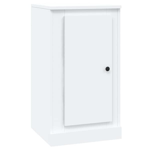 Puhvetkapp, valge, 37,5 × 35,5 × 67,5 cm, tehispuit