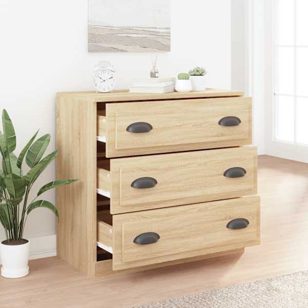 Puhvetkapp, Sonoma tamm, 70 × 35,5 × 67,5 cm, tehispuit