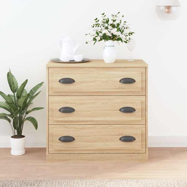 Puhvetkapp, Sonoma tamm, 70 × 35,5 × 67,5 cm, tehispuit