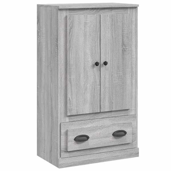 Kõrge kapp, hall Sonoma tamm, 60 × 35,5 × 103,5 cm, tehispuit