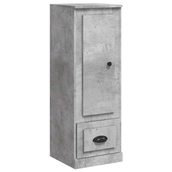 Kõrge kapp, betoonhall, 36 × 35,5 × 103,5 cm, tehispuit