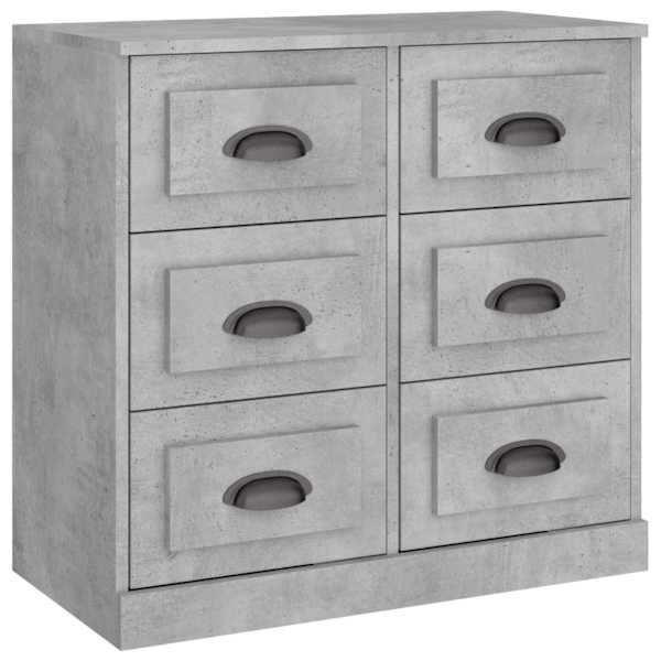 Puhvetkapp, betoonhall, 70 × 35,5 × 67,5 cm, tehispuit