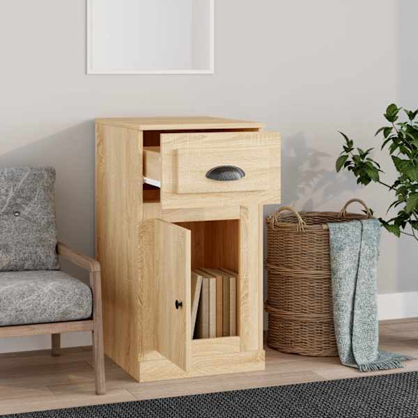Sahtliga lisakapp, Sonoma tamm, 40 × 50 × 75 cm, tehispuit