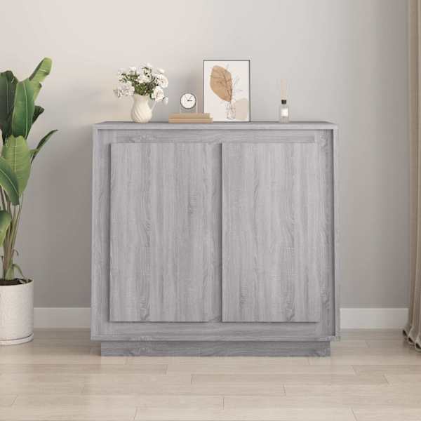 Puhvetkapp, hall Sonoma tamm, 80 × 34 × 75 cm, tehispuit