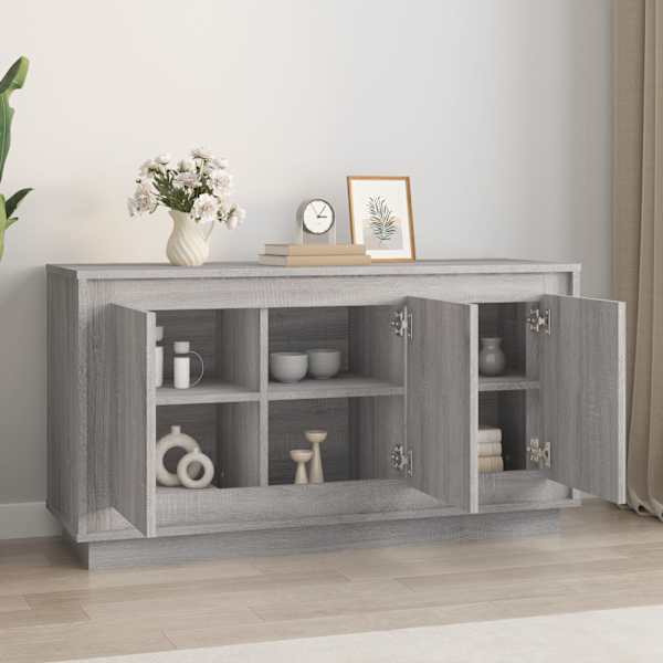 Puhvetkapp, hall Sonoma tamm, 102 × 35 × 55 cm tehispuit