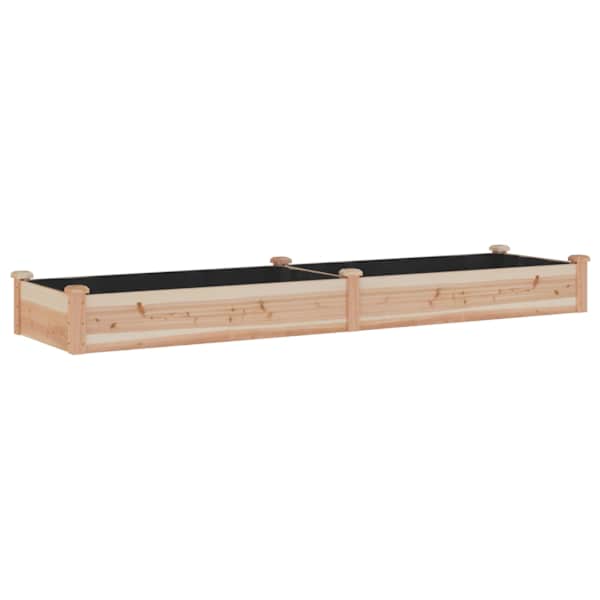 Peenrakast 240 × 60 × 25 cm, nulupuit (töötlemata) – naturaalne
