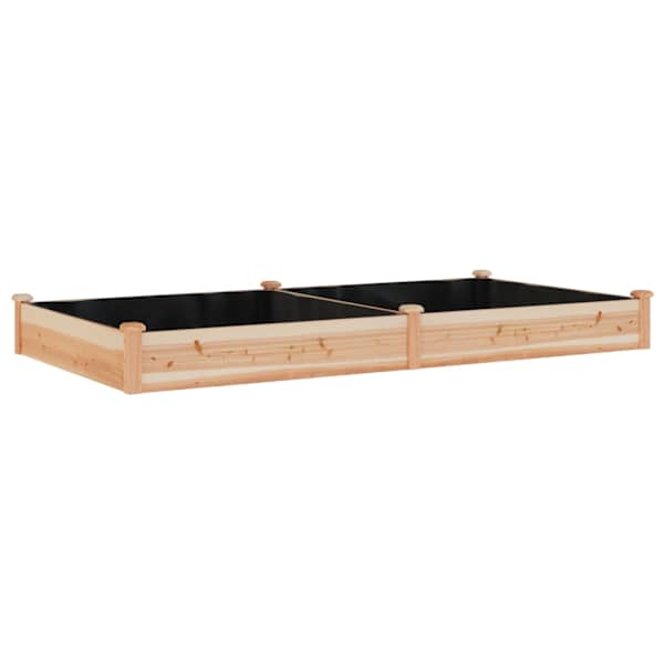 Peenrakast 240 × 120 × 25 cm, nulupuit (töötlemata) – naturaalne