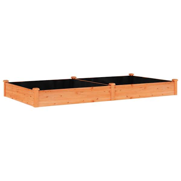 Peenrakast 240 × 120 × 25 cm, nulupuit – pruun