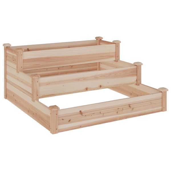 Peenrakast 120 × 120 × 56 cm, nulupuit (töötlemata) – naturaalne