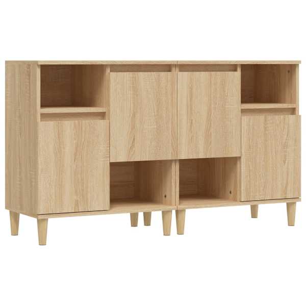 Puhvetkapid 2 tk, Sonoma tamm, 60 × 35 × 70 cm, tehispuit