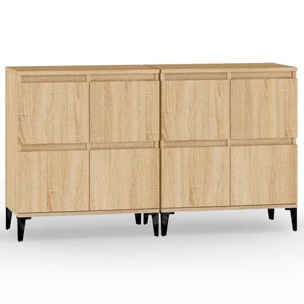 Puhvetkapid 2 tk, Sonoma tamm, 60 × 35 × 70 cm, tehispuit