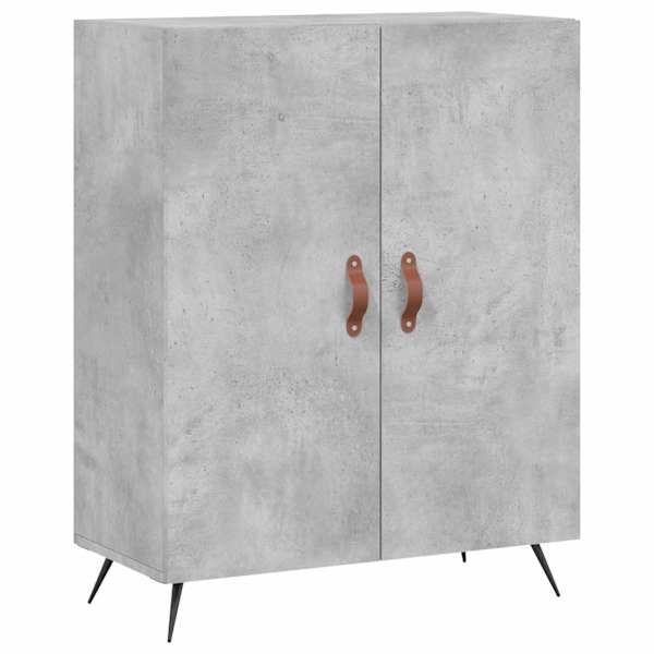 Puhvetkapp, betoonhall, 69,5 × 34 × 90 cm, tehispuit