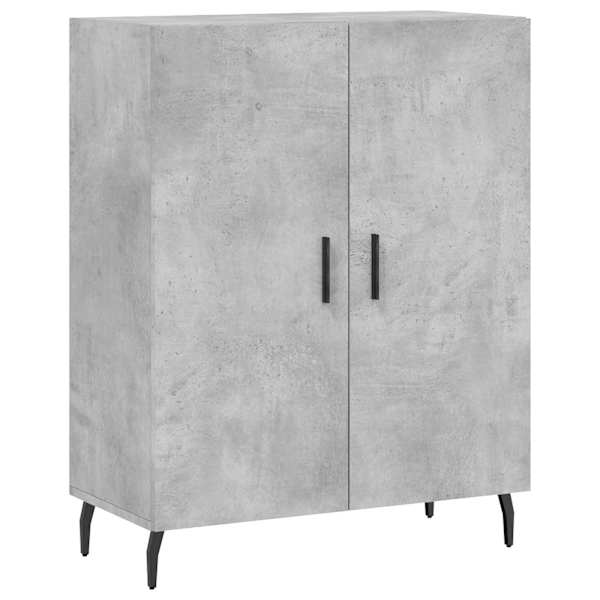 Puhvetkapp, betoonhall, 69,5 × 34 × 90 cm, tehispuit