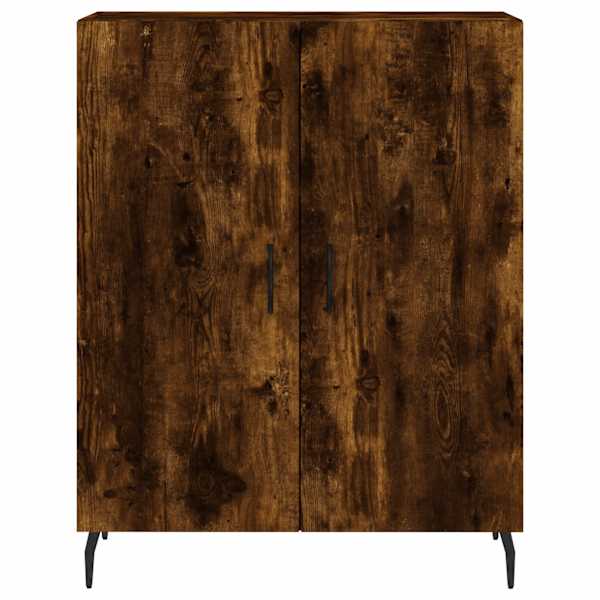 Puhvetkapp, suitsutatud tamm, 69,5 × 34 × 90 cm, tehispuit