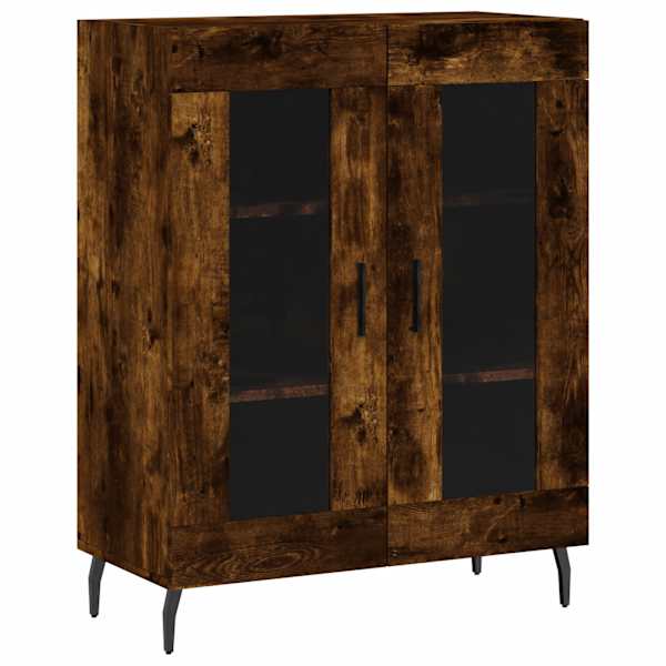Puhvetkapp, suitsutatud tamm, 69,5 × 34 × 90 cm, tehispuit
