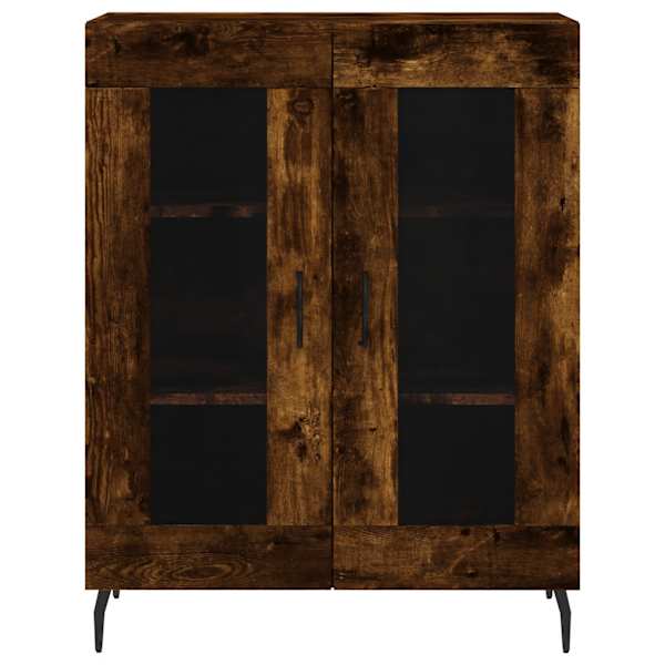 Puhvetkapp, suitsutatud tamm, 69,5 × 34 × 90 cm, tehispuit