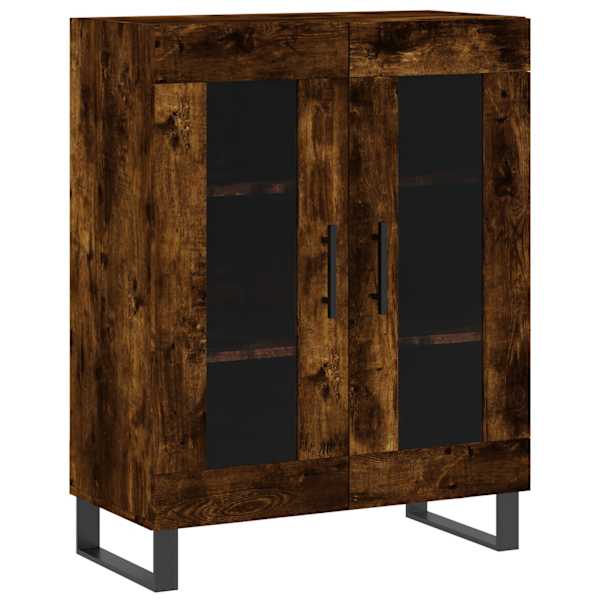 Puhvetkapp, suitsutatud tamm, 69,5 × 34 × 90 cm, tehispuit