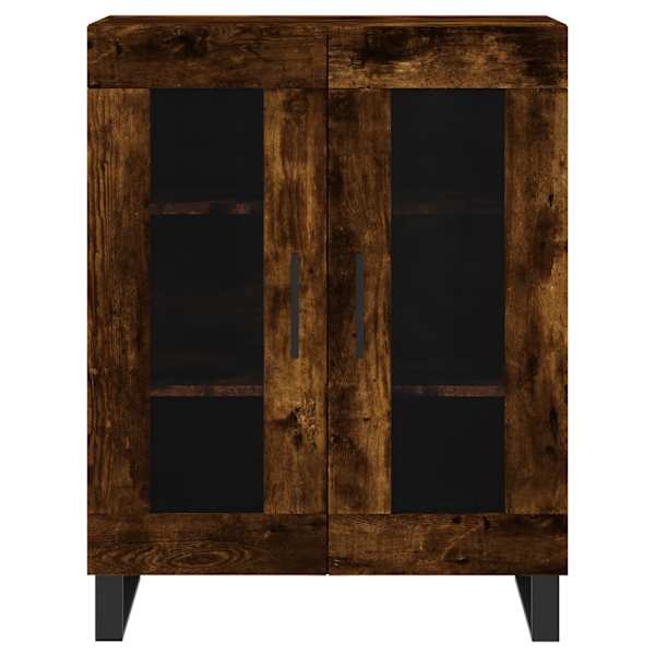 Puhvetkapp, suitsutatud tamm, 69,5 × 34 × 90 cm, tehispuit