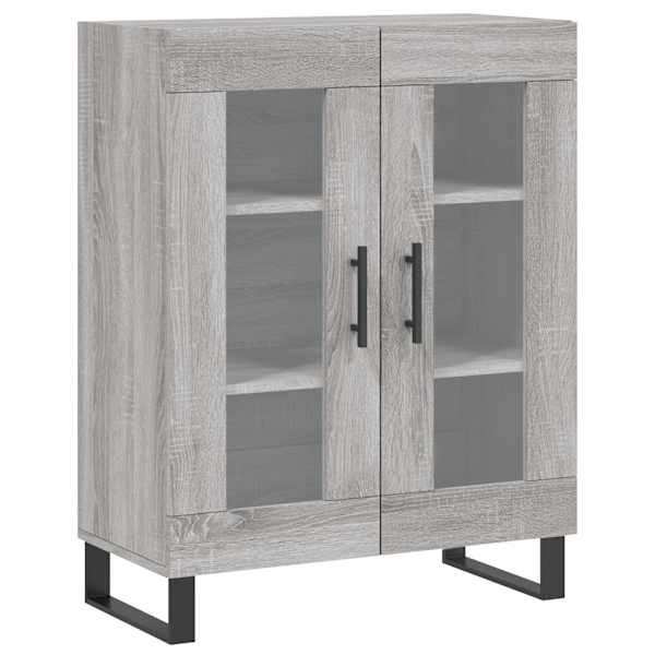 Puhvetkapp, hall, Sonoma tamm, 69,5 × 34 × 90 cm, tehispuit