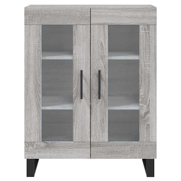 Puhvetkapp, hall, Sonoma tamm, 69,5 × 34 × 90 cm, tehispuit