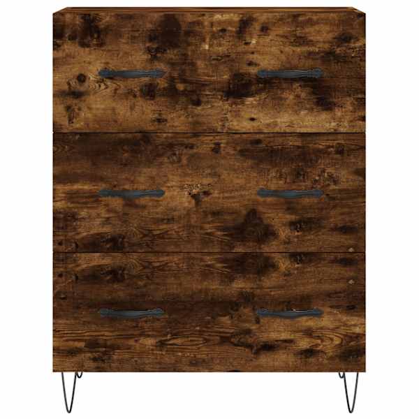Puhvetkapp, suitsutatud tamm, 69,5 × 34 × 90 cm, tehispuit