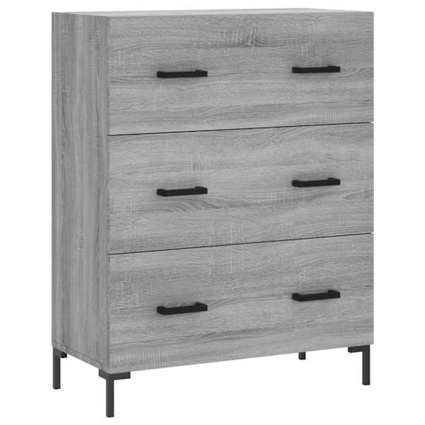 Puhvetkapp, hall, Sonoma tamm, 69,5 × 34 × 90 cm, tehispuit