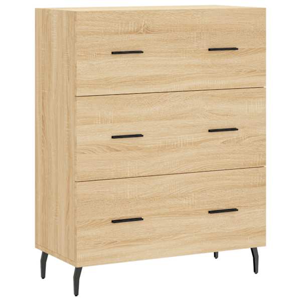 Puhvetkapp, Sonoma tamm, 69,5 × 34 × 90 cm, tehispuit