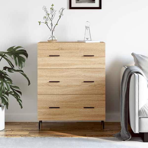 Puhvetkapp, Sonoma tamm, 69,5 × 34 × 90 cm, tehispuit