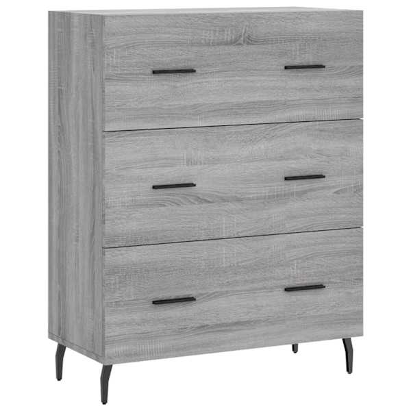 Puhvetkapp, hall, Sonoma tamm, 69,5 × 34 × 90 cm, tehispuit