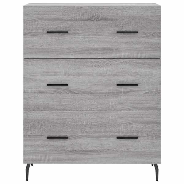 Puhvetkapp, hall, Sonoma tamm, 69,5 × 34 × 90 cm, tehispuit