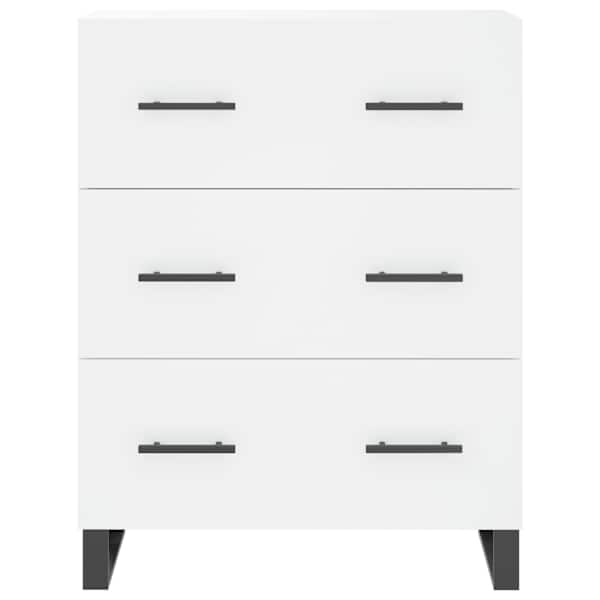Puhvetkapp, valge, 69,5 × 34 × 90 cm, tehispuit