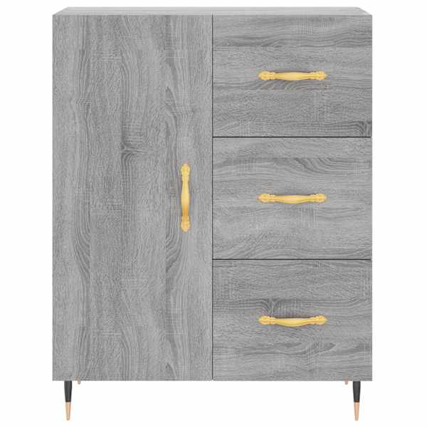 Puhvetkapp, hall, Sonoma tamm, 69,5 × 34 × 90 cm, tehispuit