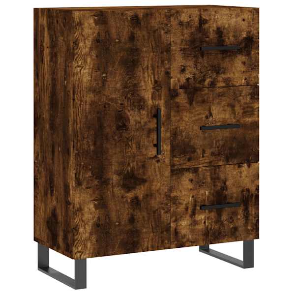 Puhvetkapp, suitsutatud tamm, 69,5 × 34 × 90 cm, tehispuit